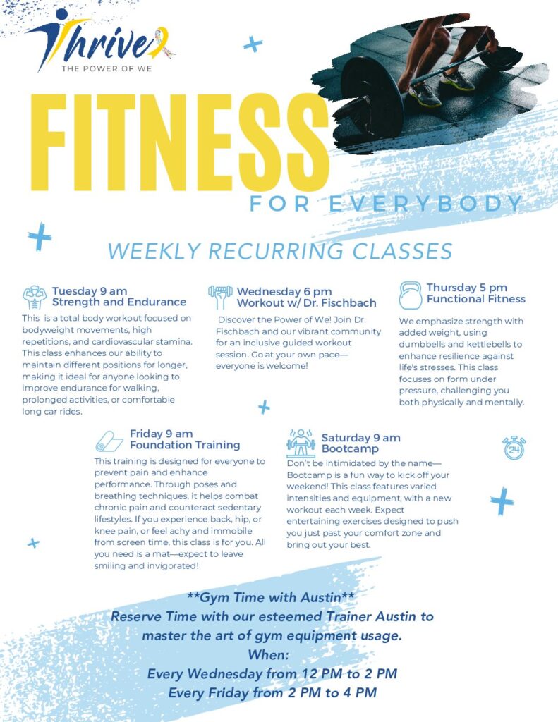 THRIVE Fitness Flyer Oct 24