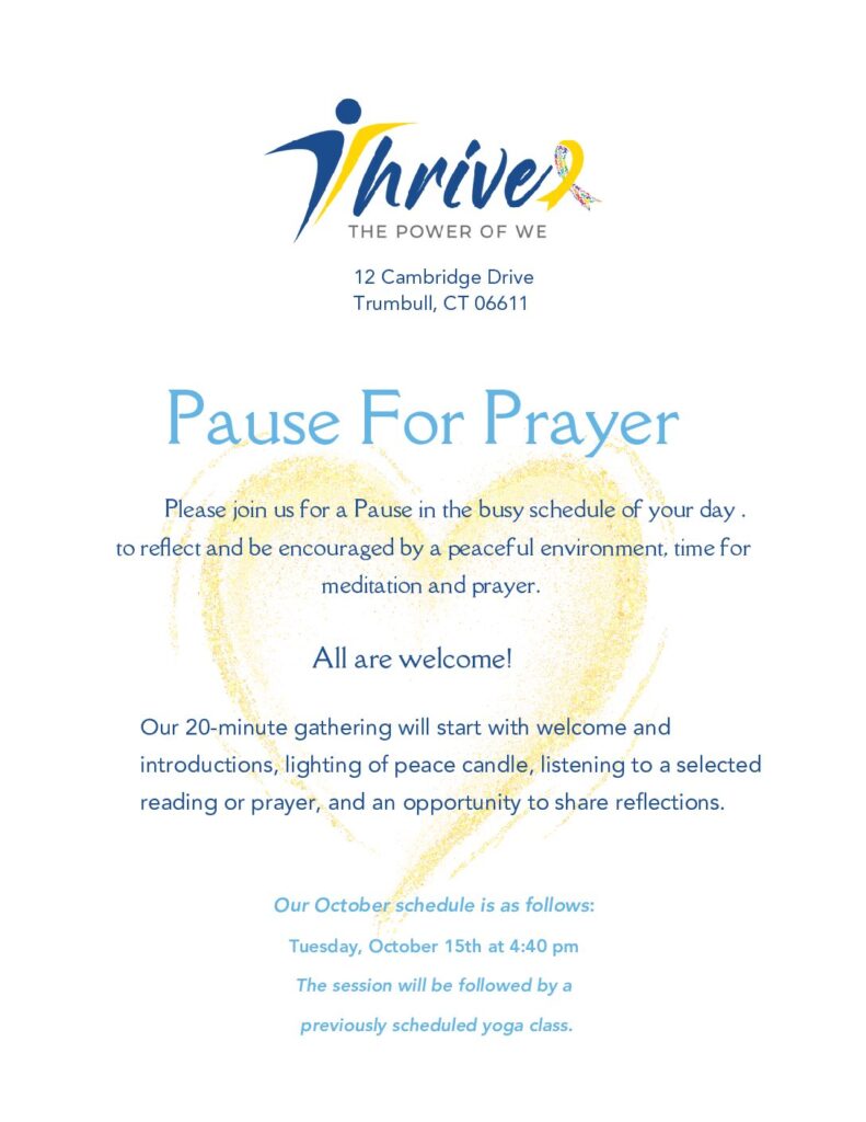 THRIVE Pause for Prayer Oct 24